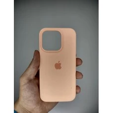 Силикон Original Round Case Apple iPhone 15 Pro (59) Grapefruit