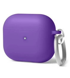 Чехол для наушников Full Silicone Case Apple AirPods 3 (02) Ultra Violet