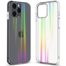 Силикон 3D Gradient Case Apple iPhone 12 / 12 Pro (Прозрачный)