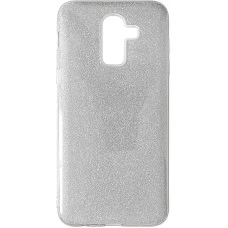 Силикон Glitter Samsung Galaxy J8 (2018) J810 (Серебряный)