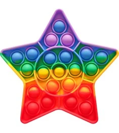 Игрушка Антистресс Pop it (Звезда)