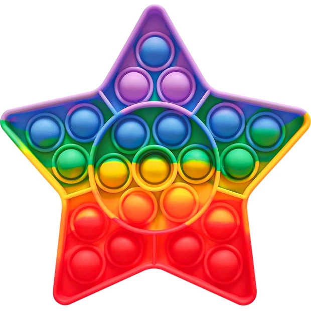 Игрушка Антистресс Pop it (Звезда)