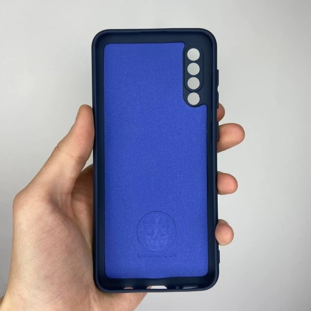 Силікон Оригінальний Samsung Galaxy A30s  /  A50  /  A50s (ShutCam) (Темно-синій)
