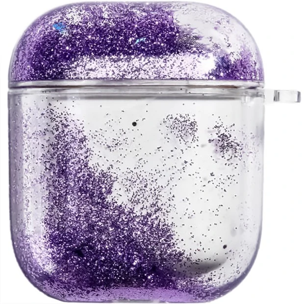 Чехол для наушников Apple AirPods Sequins (Фиолетовый)