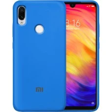 Силикон Original 360 Case Logo Xiaomi Redmi Note 7 (Синий)