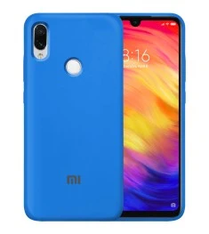 Силикон Original 360 Case Logo Xiaomi Redmi Note 7 (Синий)