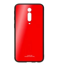 Накладка Glass Case Xiaomi Redmi Mi9T / K20 Pro (Красный)