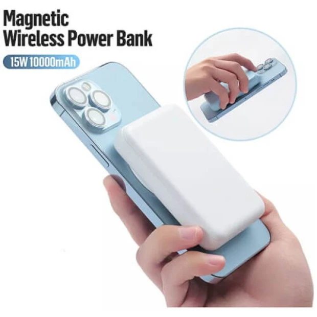 Беспроводной аккумулятор Blueo P010 10000mAh 15W (White)