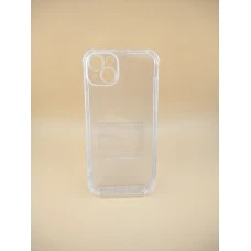 Силикон 6D Apple iPhone 14 Plus (ShutCam) (Прозрачный)