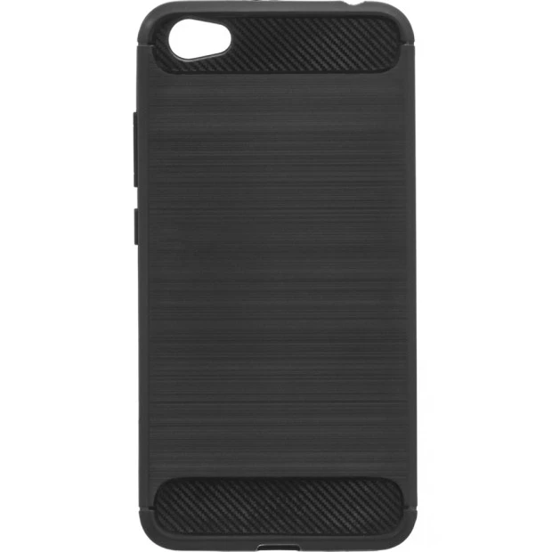 Силиконовый чехол Polished Carbon Xiaomi Redmi Note 5a (Черный)