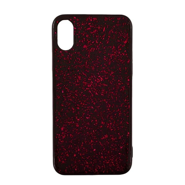 Накладка Confetti Apple iPhone X / XS (Красный)