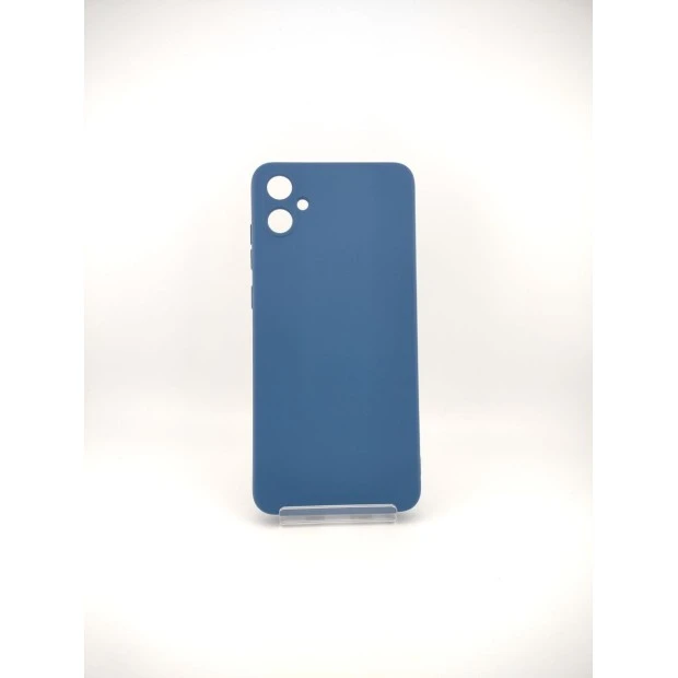Силикон Original Samsung Galaxy A05 (ShutCam) (Тёмно-синий)