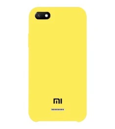Силикон Original 360 Case Logo Xiaomi Redmi 6A (Жёлтый)