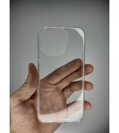 Силиконовый чехол Alabay для Apple iPhone 15 Pro (Прозрачный)