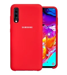 Силикон Original Case Samsung Galaxy A70 (2019) (Красный)