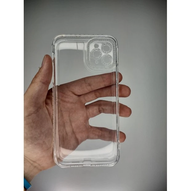 Силиконовий чохол Diamond для Apple iPhone 11 Pro Max (Прозорий)