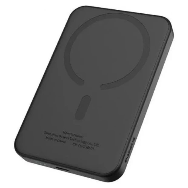 Бездротовий акумулятор Baseus MagPro Magnetic Bracket 5000mAh 20W (Чорний)