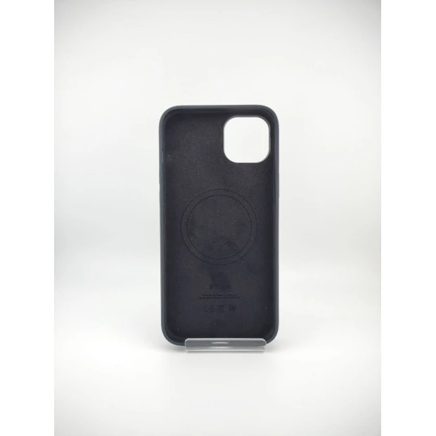 Чехол Silicone Case with MagSafe Apple iPhone 15 Plus (Black)