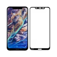 Защитное стекло 5D Standard Nokia 7.1 Plus Black