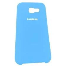 Силиконовый чехол Original Case Samsung Galaxy A5 (2017) A520 (Голубой)