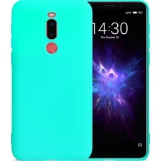 Силиконовый чехол iNavi Color Meizu Note 8 (Бирюзовый)