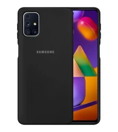 Силіконовий Original 360 Case Logo для Samsung Galaxy M31S (2020) (Чорний)