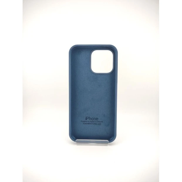 Силіконовий оригінальний чохол для Apple iPhone 15 Pro Max (Storm Blue)