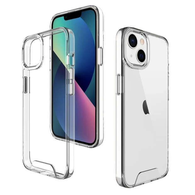 Силикон Space Case Apple iPhone 13 (Прозрачный)