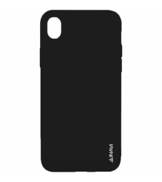 Силикон iNavi Color iPhone XR (черный)