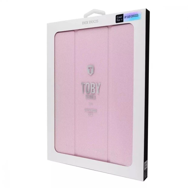 Dux Ducis Toby Series чохол для iPad 10 10.9 (2020-2022) (з тримачем для Apple Pencil) (рожевий)
