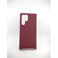 Силикон Original Premium Samsung Galaxy S22 Ultra (Вишнёвый)