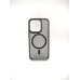 Силикон iPaky Carbon Clear with MagSafe iPhone 15 Pro (Black) Силикон iPaky Carbon Clear with MagSafe iPhone 15 Pro (Black)