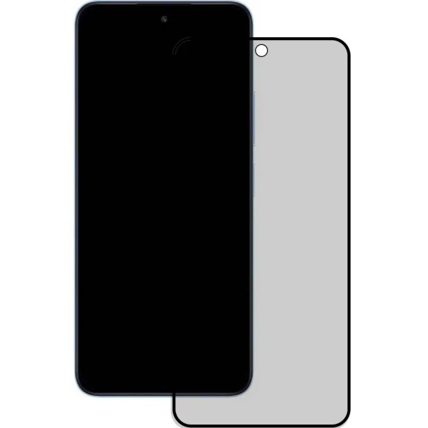 Захисне скло 5D Matte HD для Xiaomi Redmi 12 чорне.