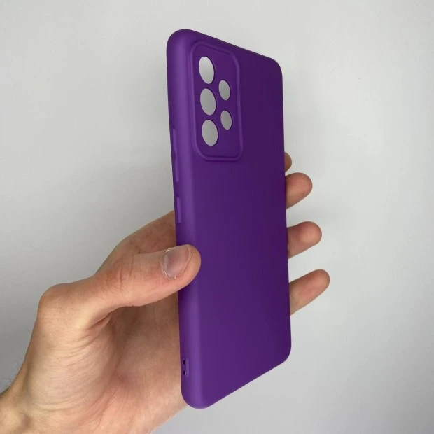 Силикон Original 360 ShutCam Case Samsung Galaxy A53 (Сиреневый)