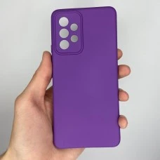 Силикон Original 360 ShutCam Case Samsung Galaxy A53 (Сиреневый)
