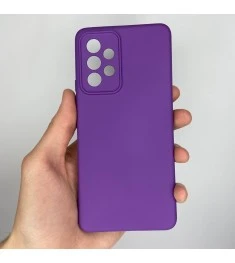 Силикон Original 360 ShutCam Case Samsung Galaxy A53 (Сиреневый)