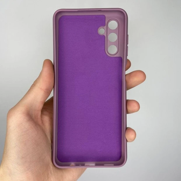Силіконовий оригінальний чохол 360 для Samsung Galaxy A04S (2022) (ShutCam) (Лавандовий)