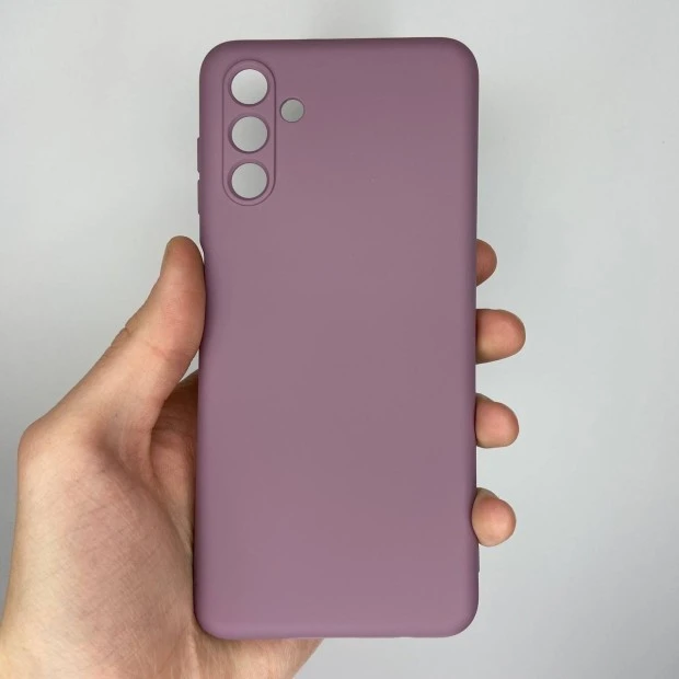 Силіконовий оригінальний чохол 360 для Samsung Galaxy A04S (2022) (ShutCam) (Лавандовий)