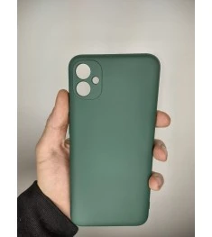 Силіконовий Original 360 Чохол для Samsung Galaxy A04E (2022) (ShutCam) (Темно-з..