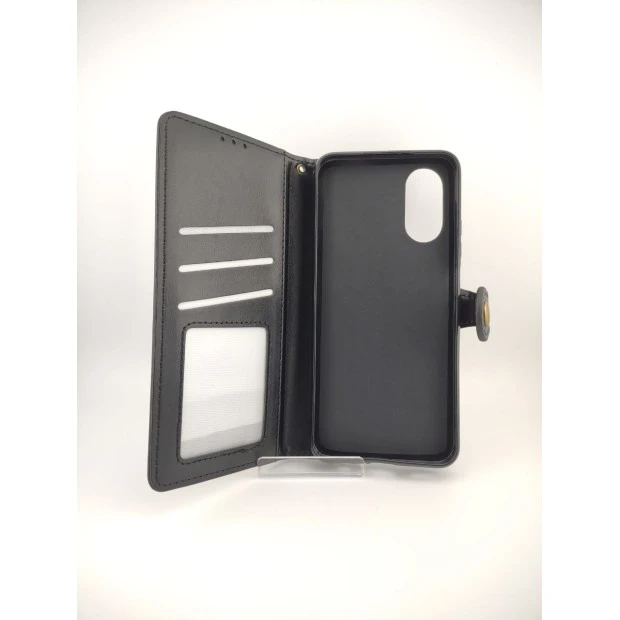 Чехол-книжка Leather Book Gallant Oppo A17 (Чёрный)