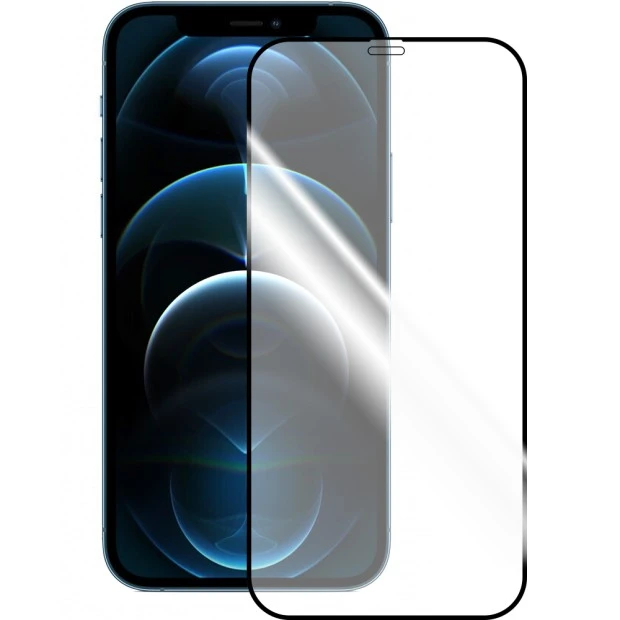 Захисне скло 5D Apple iPhone 12 Pro Max Чорне