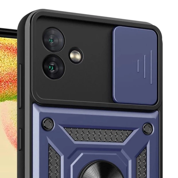 Бронь-чехол Ring Serge Armor Case Samsung Galaxy A06 (ShutCam) (Синий)