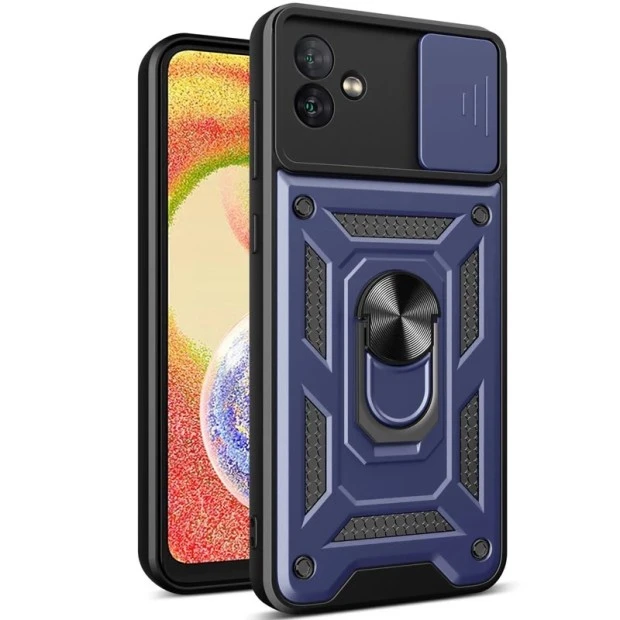 Бронь-чехол Ring Serge Armor Case Samsung Galaxy A06 (ShutCam) (Синий)