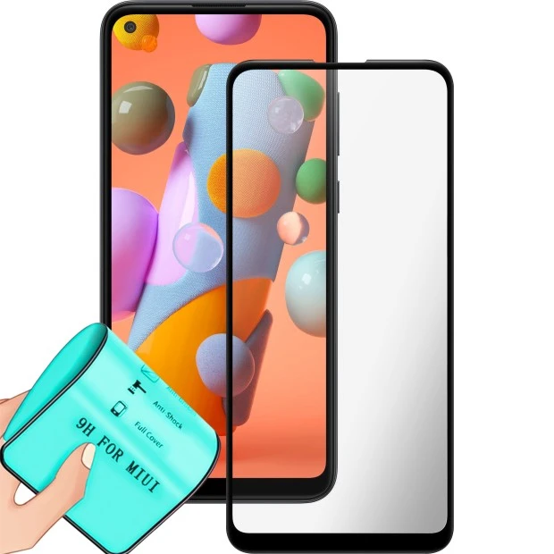 Стекло 5D Ceramic Samsung Galaxy A11 / M11 Black