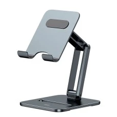 Тримач настільний для планшета Baseus Desktop Biaxial Foldable Metal Stand (Сірий) LUSZ000113