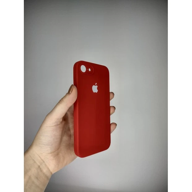 Кремнієвий Чохол Original Square RoundCam для Apple iPhone 7  /  8  /  SE (Паприка)
