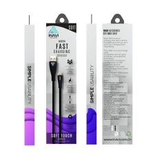USB кабель iNavi Soft Series (Lightning) (черный)