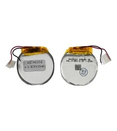 Аккумулятор AST40350 универсальный с контроллером, 3 х 33 х 34 мм (435 mAh) круг..