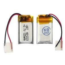 Аккумулятор 251324P универсальный с контроллером, 2,5 х 13 х 24 мм (125 mAh)/ для TWS наушников, Blu