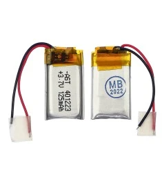 Аккумулятор 251324P универсальный с контроллером, 2,5 х 13 х 24 мм (125 mAh)/ дл..